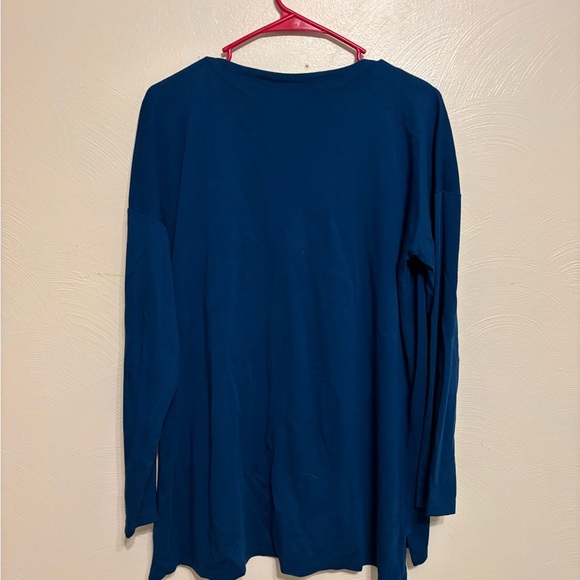 💙 J.Jill Simply Supima® Crew-Neck Tunic – Size L - Picture 6 of 7
